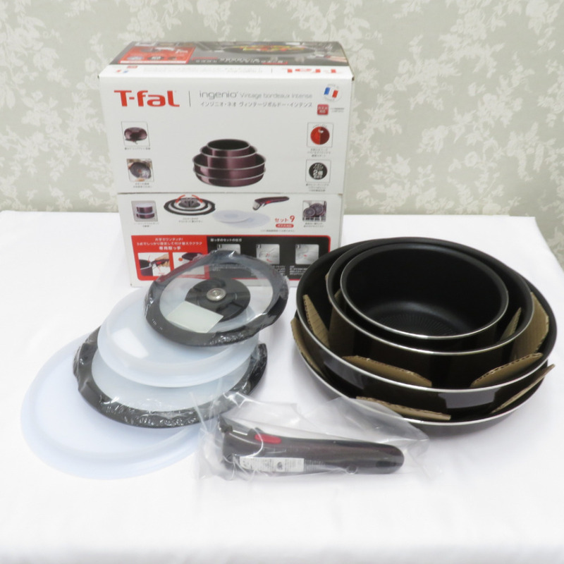 T-fal ティファール 調理器具 インジニオ・ネオ ヴィンテージボルドー・インテンス セット9 9点セット 未使用品