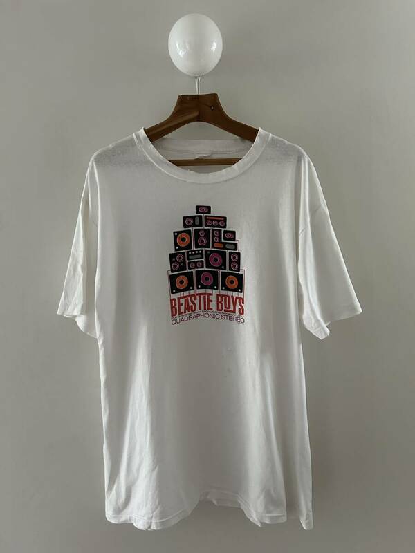 BEASTIE BOYS ビースティ・ボーイズ QUADRAPHONIC STEREO TOUR T-shirt ビンテージTシャツ 90's SIZE:XL？