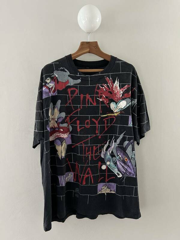 Pink Floyd ピンク・フロイド The Wall 総柄 82年 ビンテージTシャツ 菅田将暉着 80's SIZE:XL?