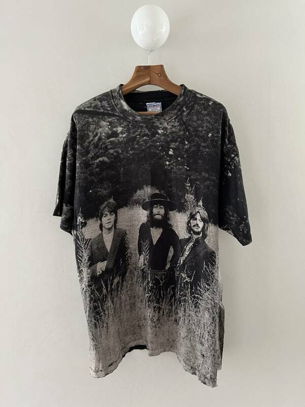 THE BEATLES ビートルズ T-shirt 95年 ビンテージTシャツ 総柄 リドリー・スコット 90's SIZE:XL