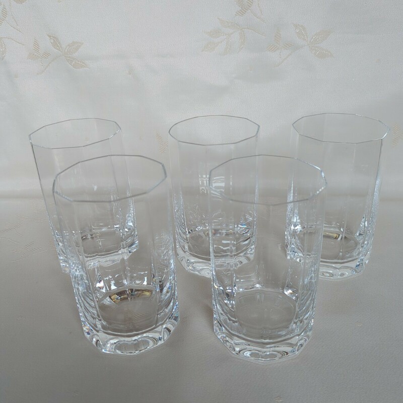 タンブラー 5個 ガラス 昭和レトロ コップ タンブラーグラス