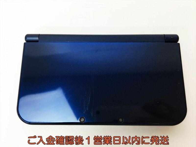【1円】Newニンテンドー3DSLL 本体 ネイビー RED-001 任天堂 動作確認済 3DS LL H03-956rm/F3