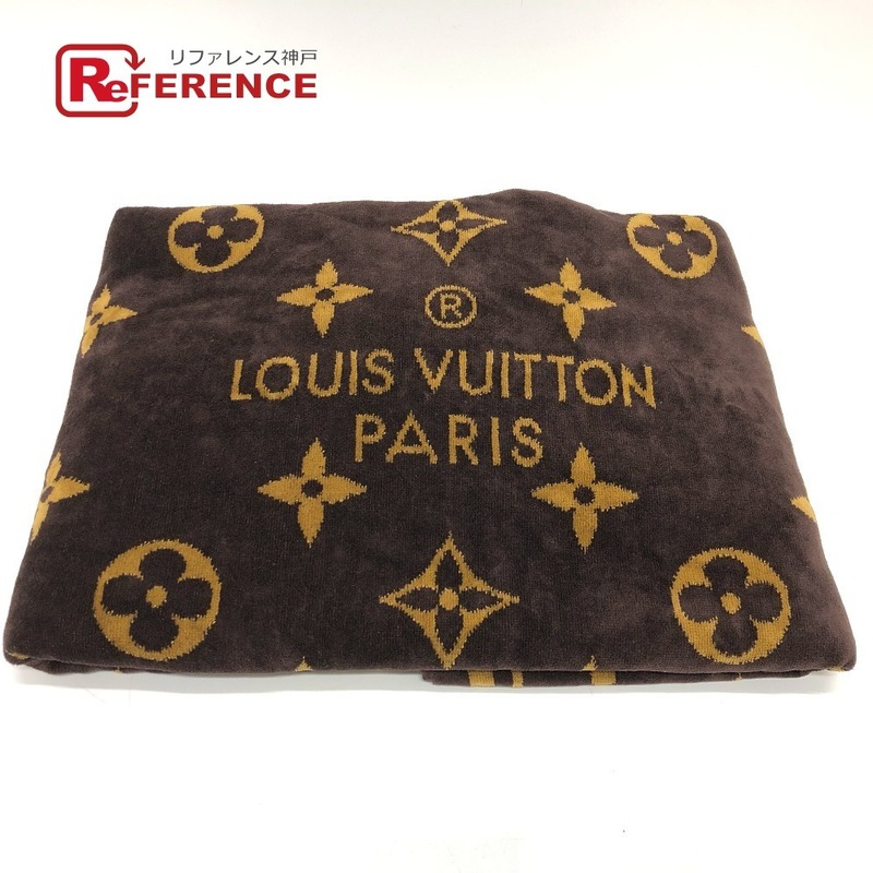 美品 LOUIS VUITTON ルイヴィトン M72364 ドラ ドゥ バン・モノグラム・クラシック モノグラム タオル ブラウン ユニセックス【中古】