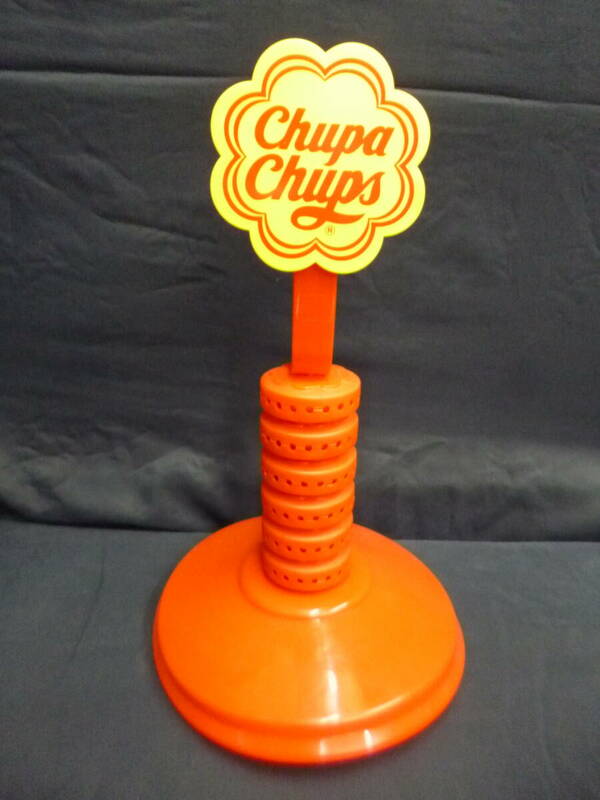  Chupa Chups チュッパチャプス ディスプレイ プラスチックロゴ 120本用　中古　型崩れ有ります