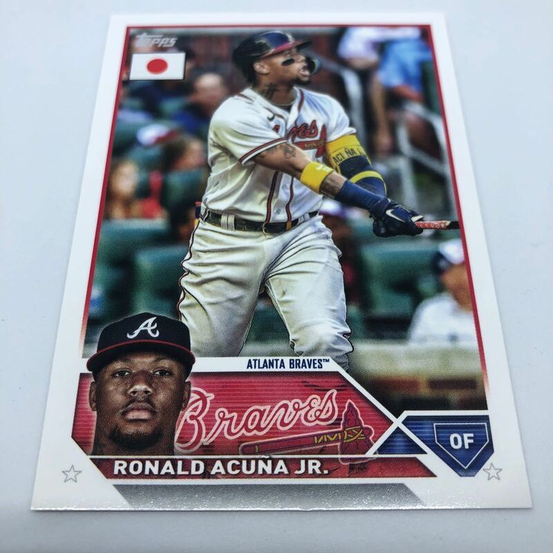 2023 Topps MLB Baseball JAPAN SPECIAL EDITION 2023 220 アトランタ・ブレーブス ロナルド・アクーニャ・ジュニア