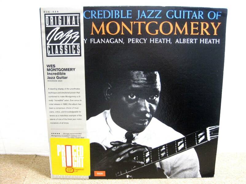 ●LP レコード●The Incredible Jazz Guitar of WES MONTGOMERY ウェス・モンゴメリー/ジャズ ギター 帯●