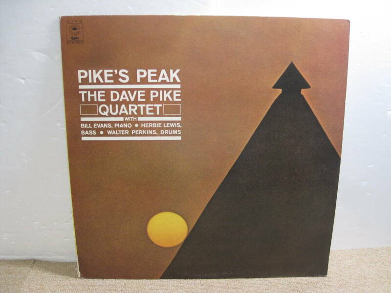 ●LP レコード●デイヴ・パイク ビル・エヴァンス PIKE'S PEAK THE DAVE PIKE QUARTET BILL EVANS HERBIE LEWIS WALTER PERKINS