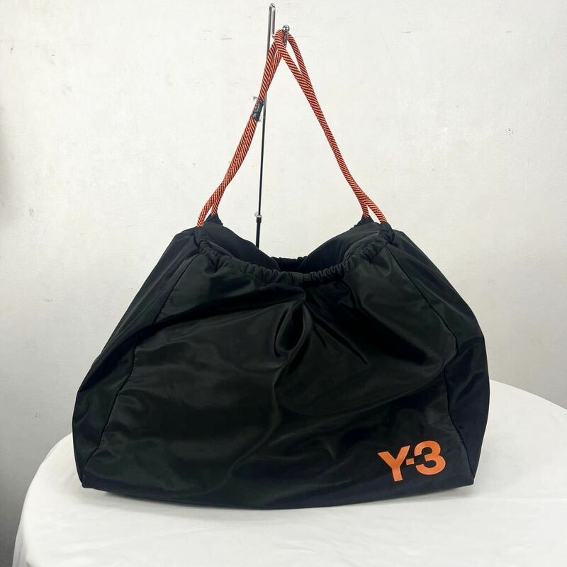 Y-3 ワイスリー　ヨウジヤマモト　特大巾着型バッグ　鞄　ナイロン　ハンドバッグ