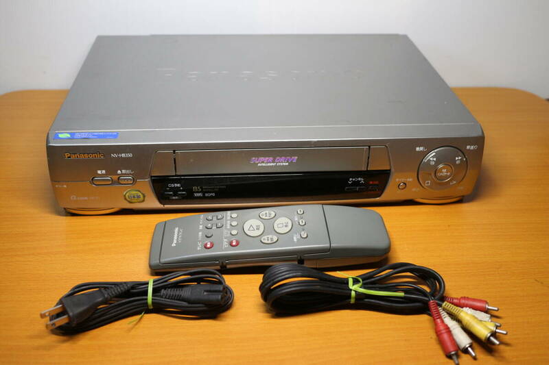 パナソニック Panasonic　ビデオデッキ　NV-HB350　リモコン付き　 VHSビデオデッキ　