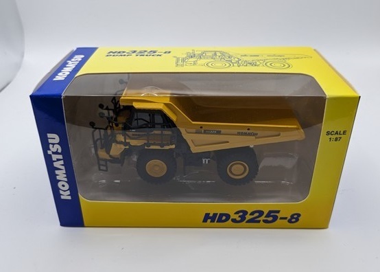 コマツ　ダンプトラック　HD325-8　1:87　非売品　KOMATSU DUMP TRUCK　HD325-9　ダンプカー　小松　中古　管理№ 6989