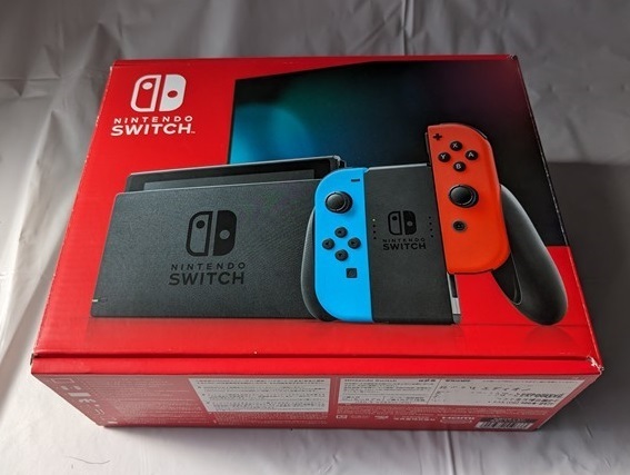 美品 Nintendo Switch 任天堂 ニンテンドースイッチ本体 ネオン HAD-S-KABAH　中古　管理№ 6875