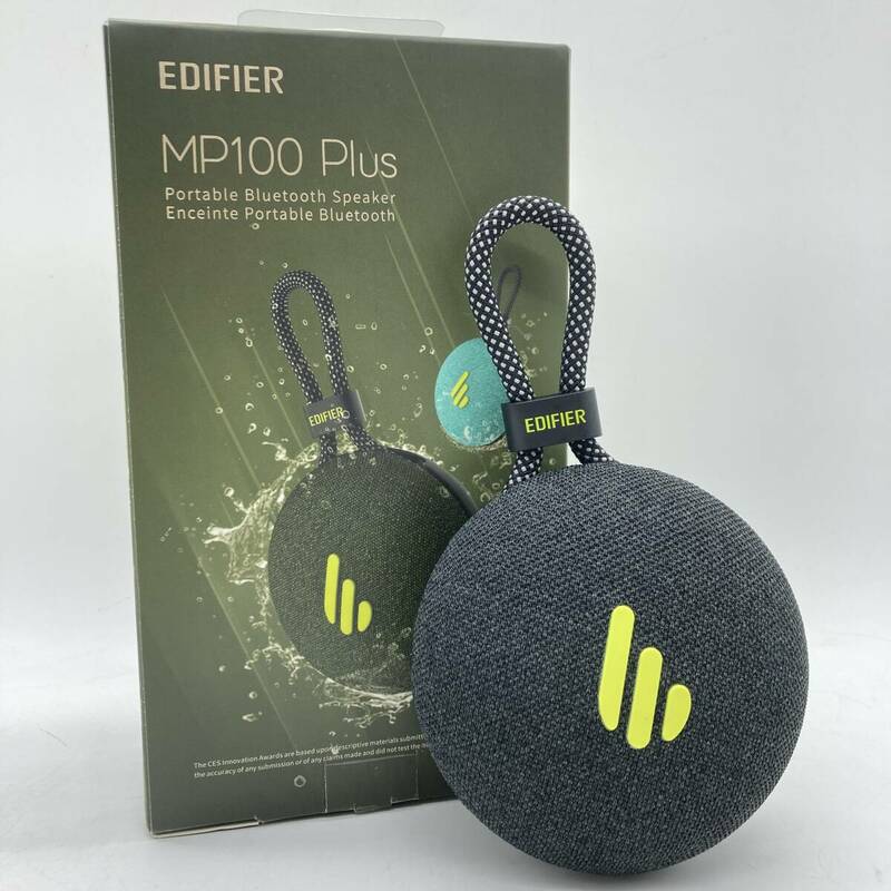 【通電確認済】Edifier MP100 Plus ポータブル スピーカー ワイヤレス Bluetooth5.3 IPX7防水規格 /Y20503-P2