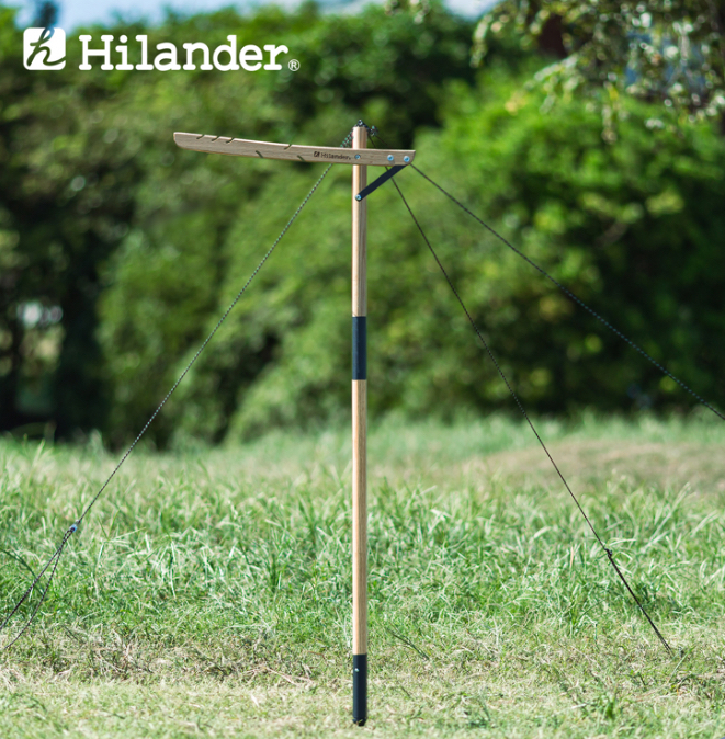 【新品未開封】Hilander(ハイランダー) ウッドランタンスタンド HCB-017 /Y21000-Q0