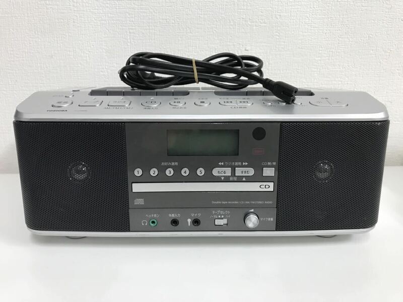 D/ TOSHIBA 東芝 ラジオカセットレコーダー TY-CDW990 2021年製 動作品