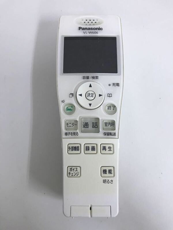 Panasonic パナソニック インターホン ワイヤレスモニター子機 VL-W606 ジャンク品