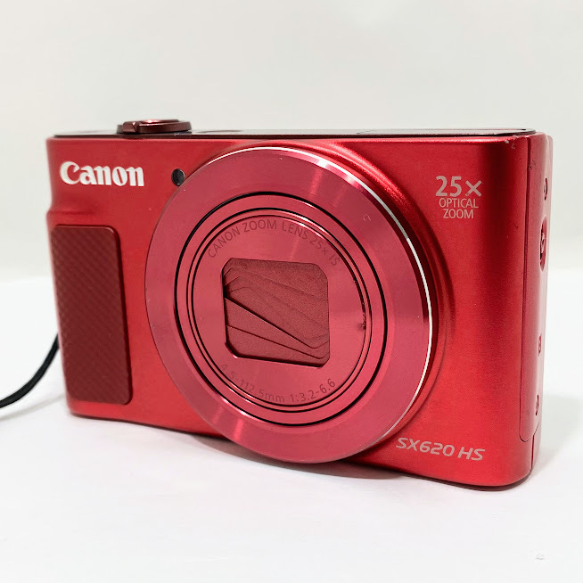 1円～ Canon キャノン PowerShot SX620 HS レッド コンパクトデジタルカメラ パワーショット 動作未確認