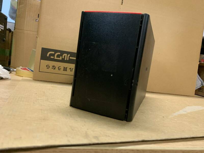 HDD10★中古品 BUFFALO NAS LS220DNBシリーズ Series HDD搭載 2ドライブ (HDD2TBx2) 通電のみ確認★