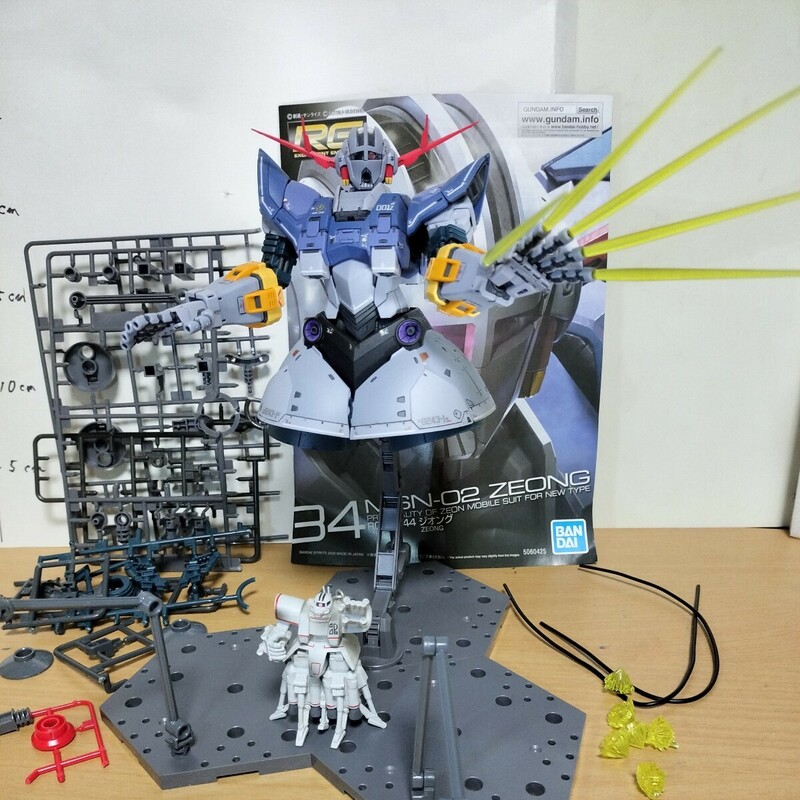 RG 1/144 ジオング ビームエフェクト 塗装 素組 完成品 サイコミュ試験用ザク 未組立 フィギュア ガンプラ HG シャア専用 ガンダム セット