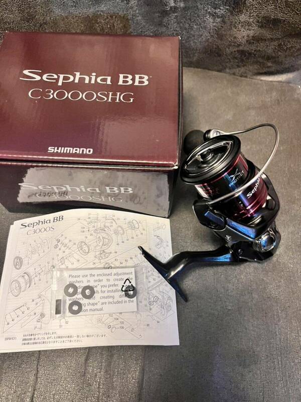 新品 シマノ セフィアBB C3000SHG スピニングリール SHIMANO SEPHIA 22セフィア　2022年　セフィア BB セフィア　エギング