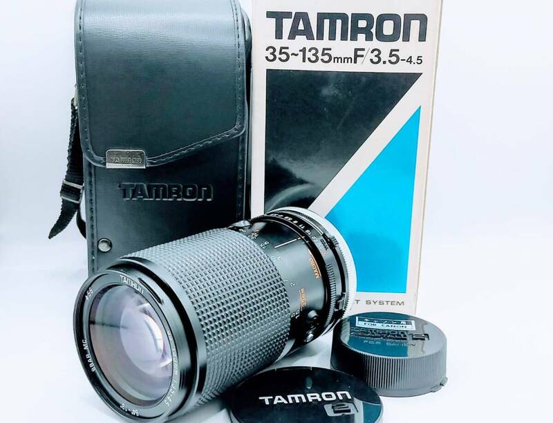 【希少・極美品・ケース箱付き】Tamron 35-135mｍ f 3.5-4.5 箱付き #133