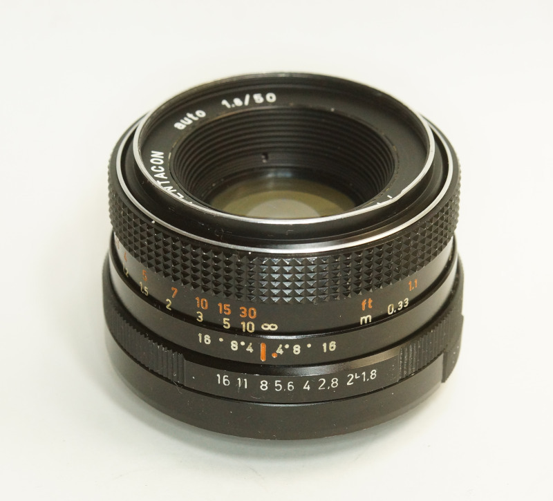 ドイツ製 PENTACON auto1.8/50 M42 263N-537 前期型 ブラック 絞込ボタン