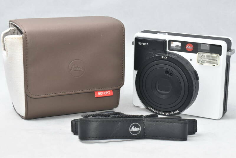 美品 Leica Sofort ライカ ゾフォート 19110 インスタントカメラ ケース付き 動作確認済