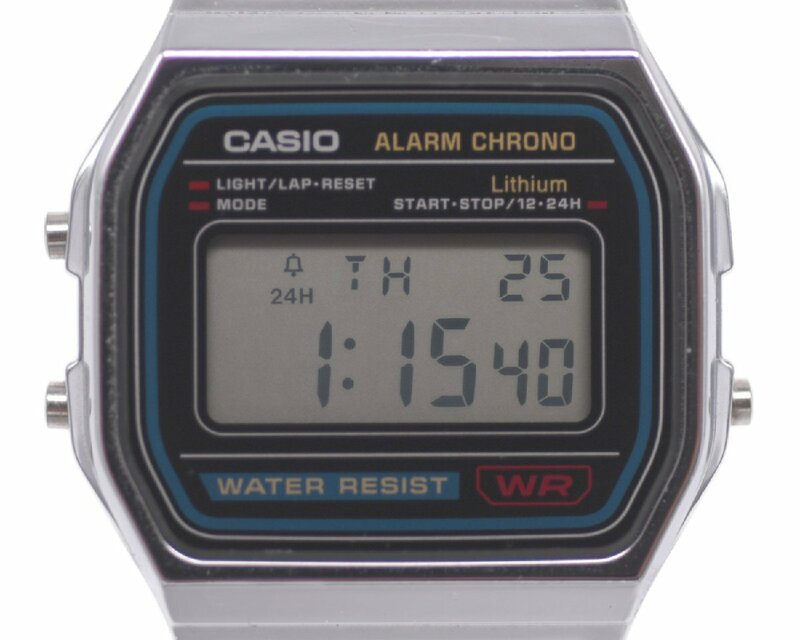 [中古品] 稼働品【CASIO】カシオ A158W ALARM CHRONO メンズ クォーツ チープカシオ 腕時計 中古品
