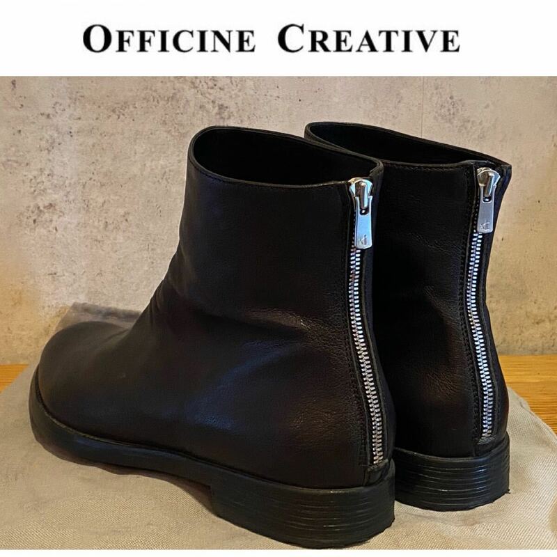 OFFICINE CREATIVE BACK ZIP BOOTS 上代9万