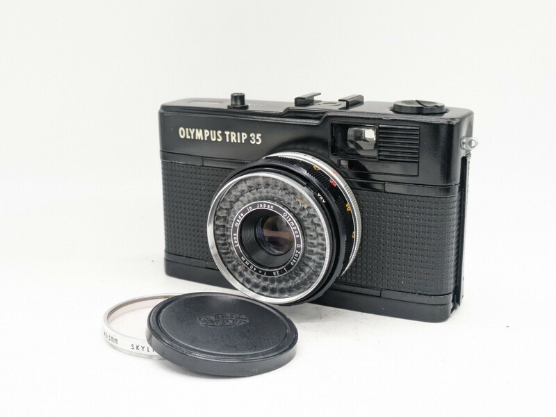 美品！完動品！OLYMPUS TRIP35 ブラックボディ レアカラー コンパクトフィルムカメラ
