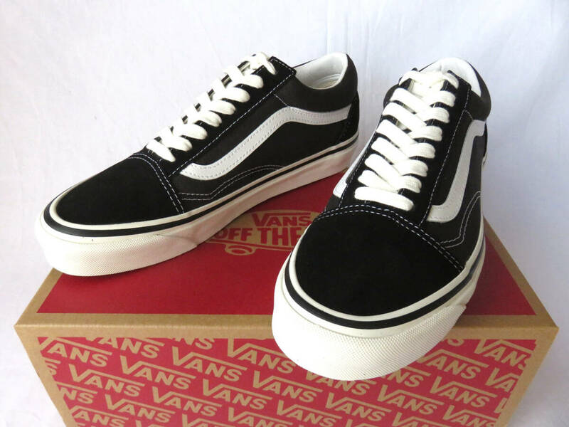 新品 廃盤 Vans バンズ Old Skool 36 DX ブラック/ホワイト US8.5 VN0A38G2PXC Anaheim Factory オールドスクール アナハイムファクトリー