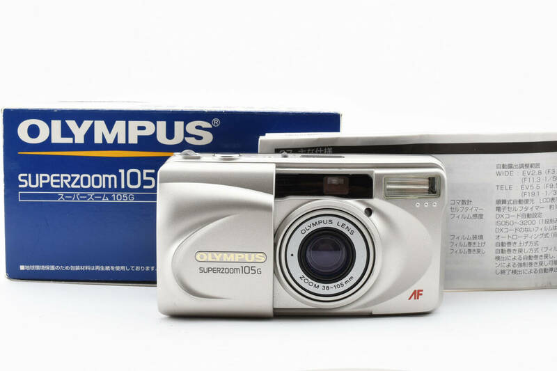 ◆◇Olympus superzoom 105G AF 35mm ゴールド フィルムカメラ #2095224◇◆