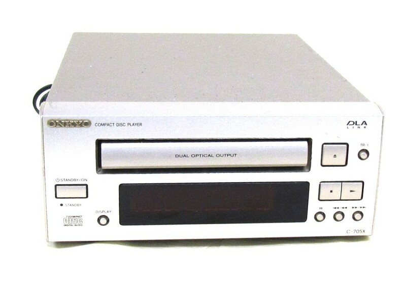 ONKYO オンキョー C-705X COMPACT DISK PLAYER コンパクトディスクプレーヤー 日本製 CDプレーヤー オーディオ 音響 T323 NM4-A
