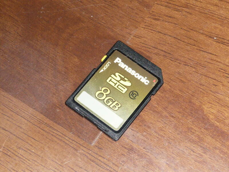 動作保証！Panasonic SDHC 8GB クラス⑩