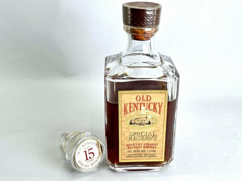 ワケあり 古酒 液漏れ・液面下がり OLD KENTUCKEY オールド ケンタッキー スペシャルリザーブ 50.5％ 1000ml 替え栓 [03-3679