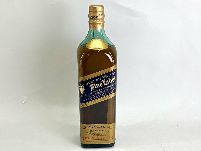 古酒 JOHNNIE WALKER ジョニーウォーカー BLUE LABEL ブルーラベル SCOTCH WHISKY 750ml 43% 未開栓[03-3727