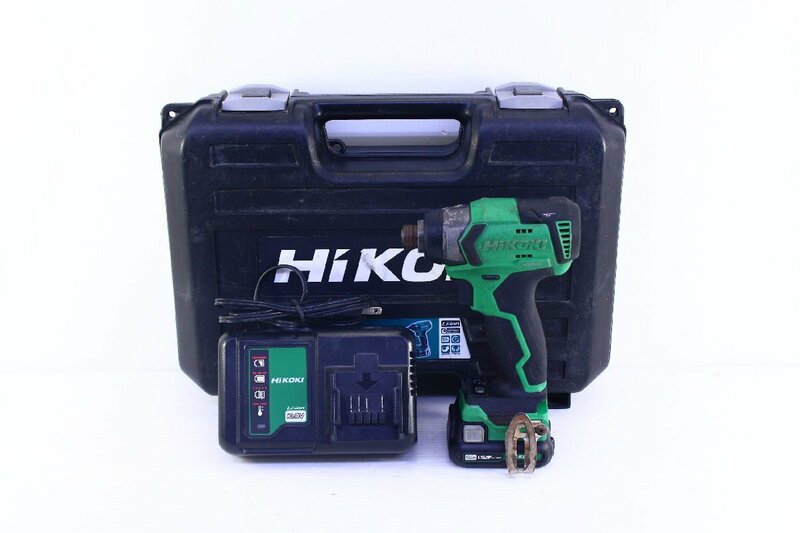●HiKOKI ハイコーキ WH12DD コードレスインパクトドライバ 10.8V バッテリー+充電器付き 動作OK【10930010】