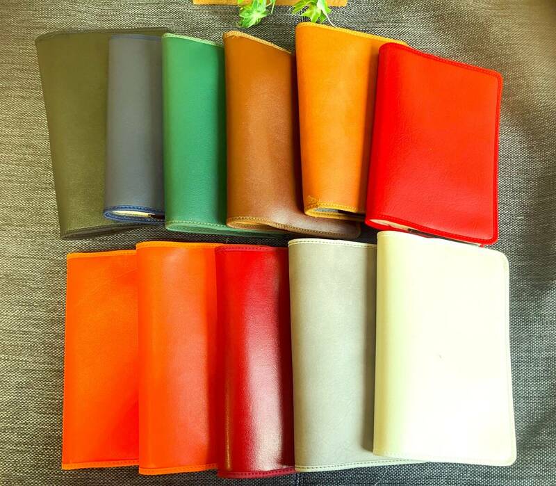 文庫本サイズ【ブックカバー】合皮■11色から 1色選択■