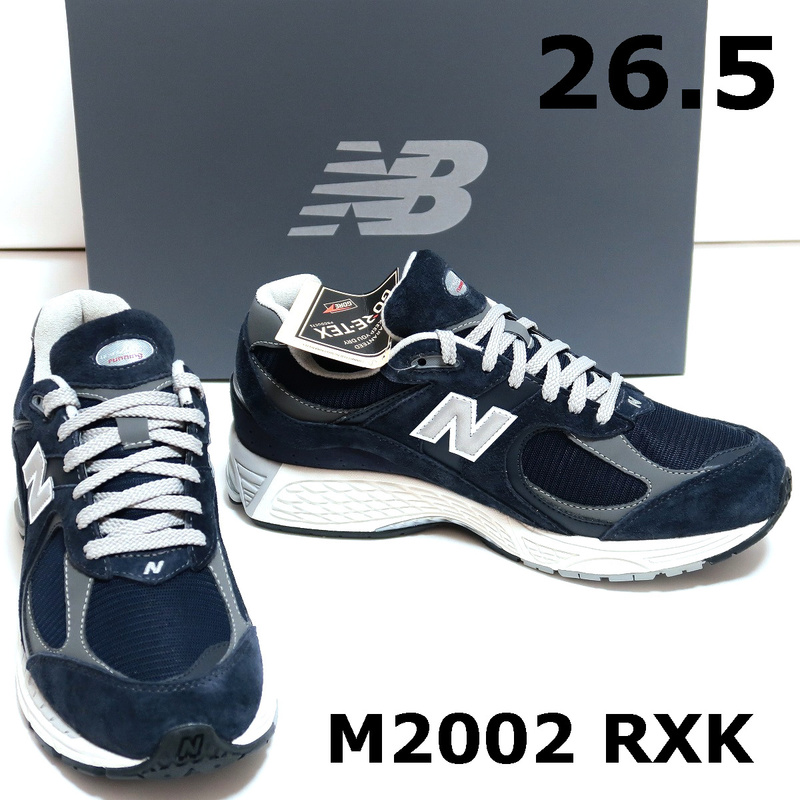 26.5 新品 ニューバランス M2002 RXK スニーカー GORE-TEX New Balance ゴアテックス ネイビー