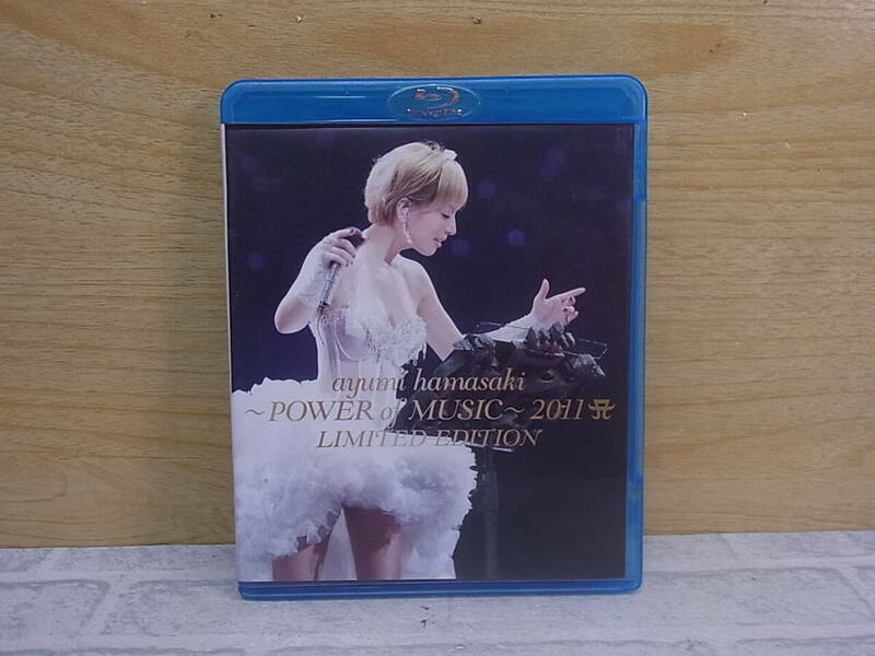 △H/053●音楽Blu-ray☆ayumi hamasaki☆～POWER of MUSIC～ 2011 LIMITED EDITION☆中古品