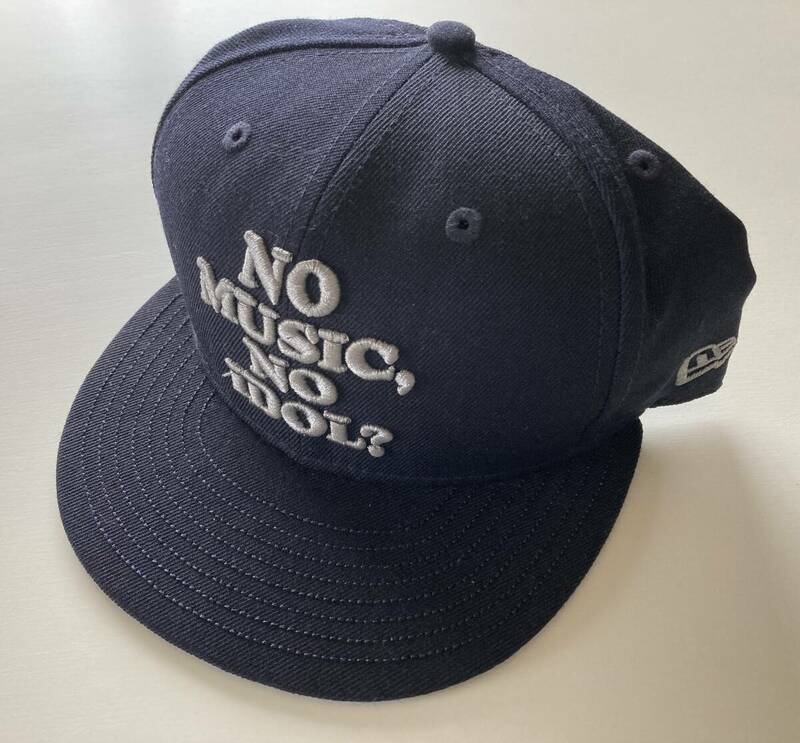 NO MUSIC, NO IDOL? navy cap キャップ 帽子 タワーレコード ネイビー