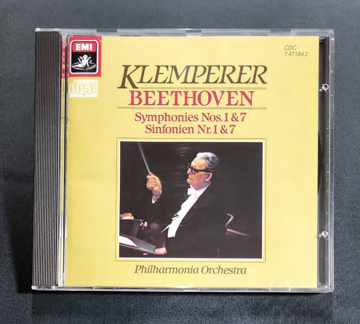 【CDC7471842/逆輸入盤】オットー・クレンペラー、PO/ベートーヴェン：交響曲第1＆7番　O.Klemperer　Beethoven　Symphony　Japan Export