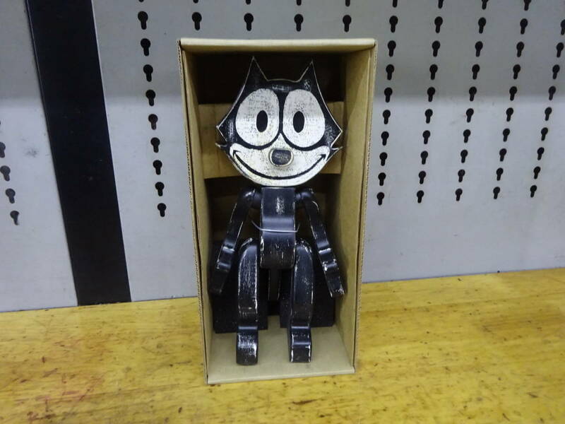 FELIX フィリックス 木製人形 箱入り 新品 ビンテージ 当時物 廃盤 レア 希少 絶版♪♪