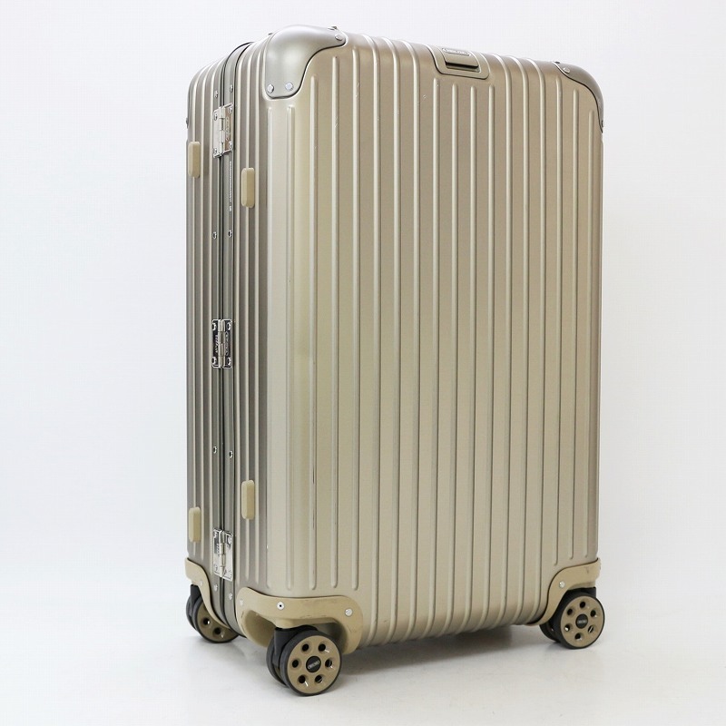 455517★正規品★リモワRIMOWA★トパーズチタニウム Check-In M スーツケース 924.63.03.5 4輪 60L★