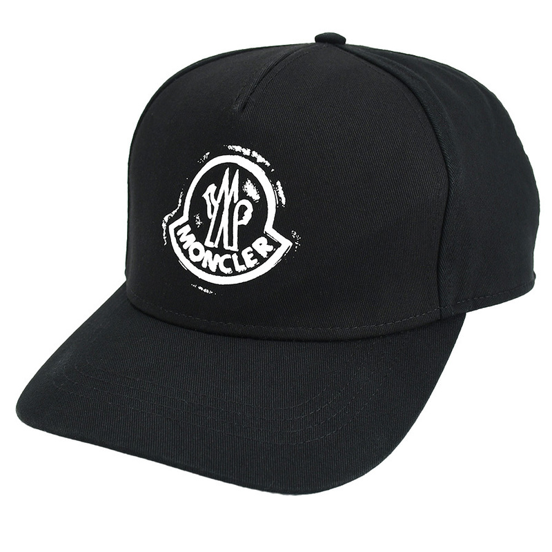 モンクレール MONCLER BASEBALL ベースボールキャップ 帽子 ロゴ ブラック 黒 小物 メンズ レディース 中古