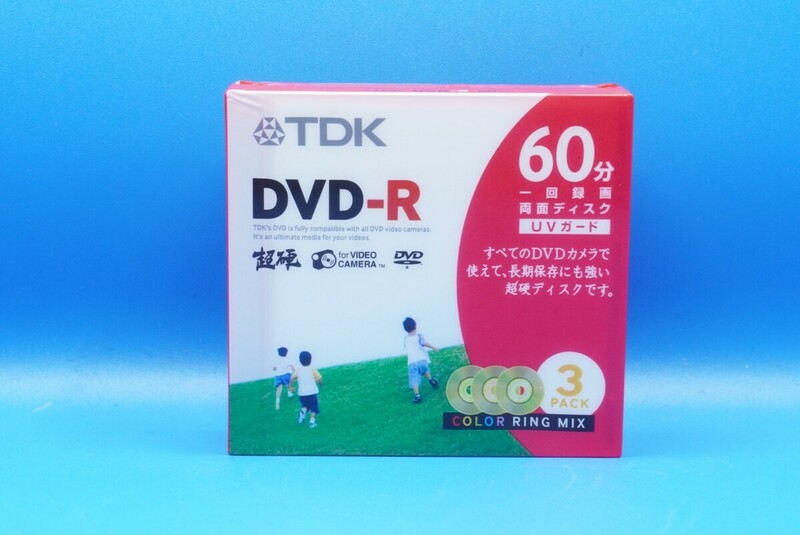 TDK 8センチDVD(8cmDVD) 60分 2.8GB TDK DVD-R DR60HCUVM3A 3枚パック 未使用,未開封品
