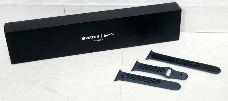▲(R604-I116) Apple Watch アップルウォッチ Nike+ ナイキ Series3 A1858 38mm ベルトのみ アクセサリー