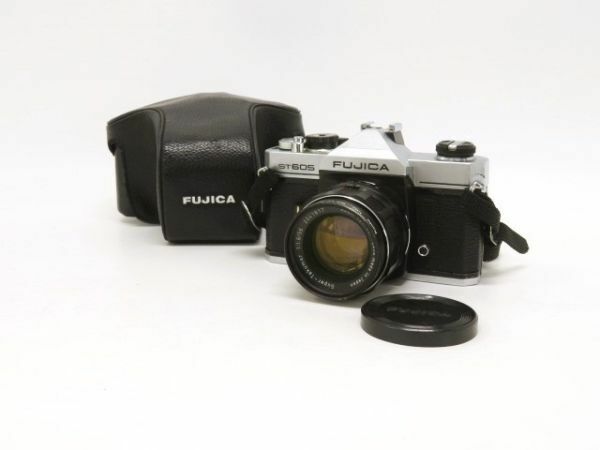 e3439-1 151 FUJICA フジカ ST605 フィルムカメラ 一眼レフカメラ レンズ Super-Takumar 1:1.8/55