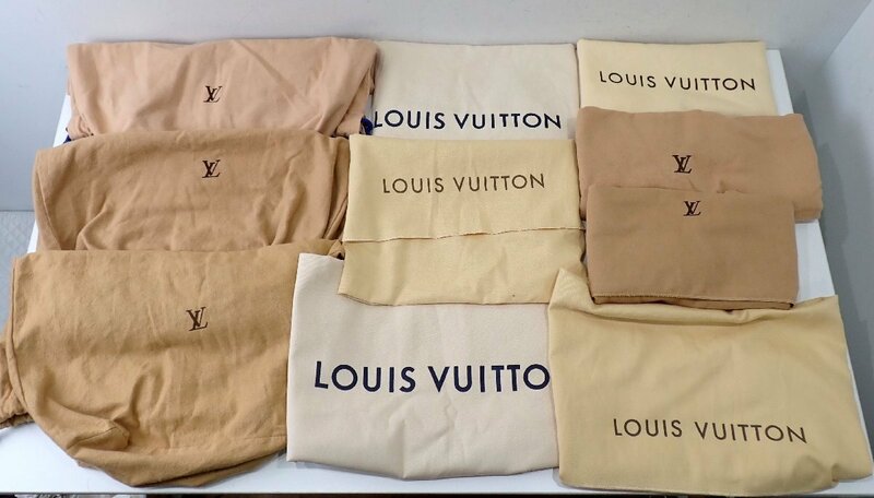 10枚セット ヴィトン 大小さまざま バッグ用 保存袋 布袋 1021