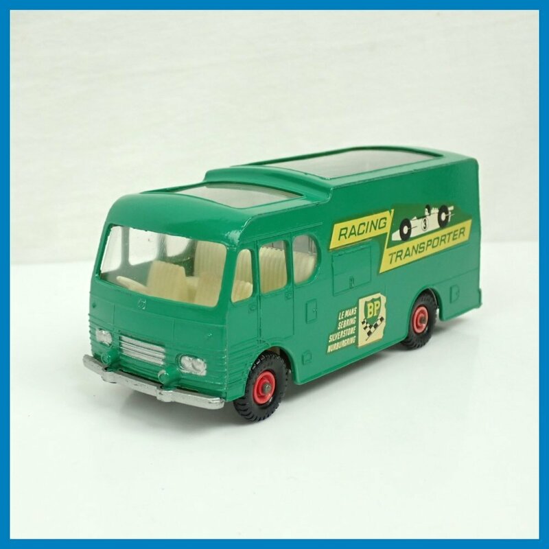 ★MATCHBOX/マッチボックス KING SIZE レーシングカー トランスポーター グリーン/ミニカー&1583400307