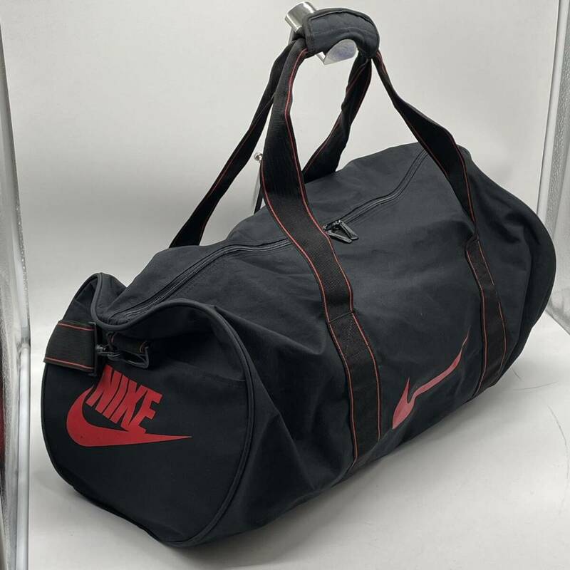 ⑧BN4350●NIKE ナイキ ボストンバッグ ショルダーバッグ ナイロン ブラック レッド 大容量 スポーツ ジム 部活 旅行